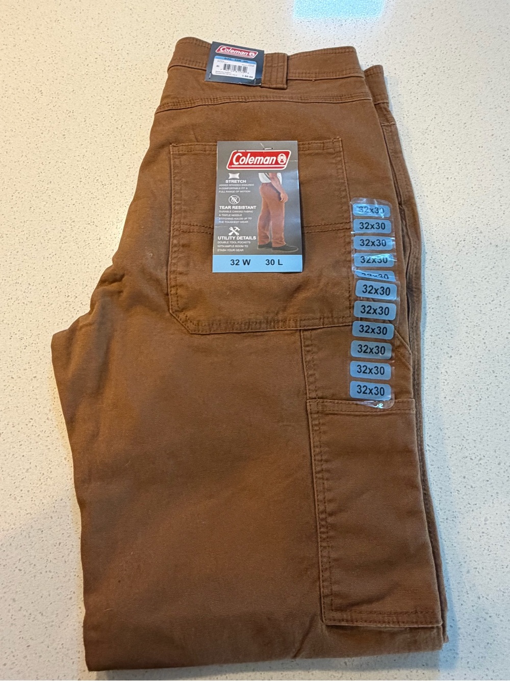 Coleman Brown Utility Work Pants